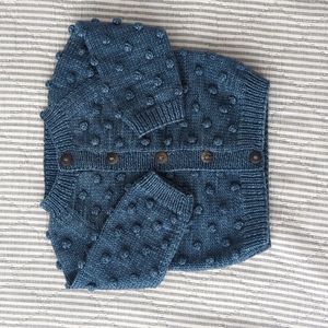 Misha and Puff Baby Popcorn Cardigan 6-12 month
